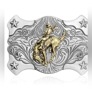 New rodeo belt buckle